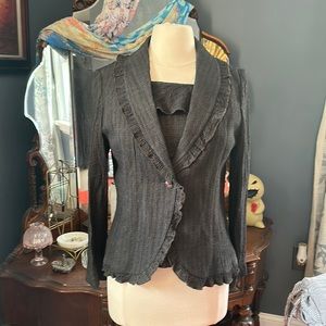 Vintage Matching Blazer & Shirt